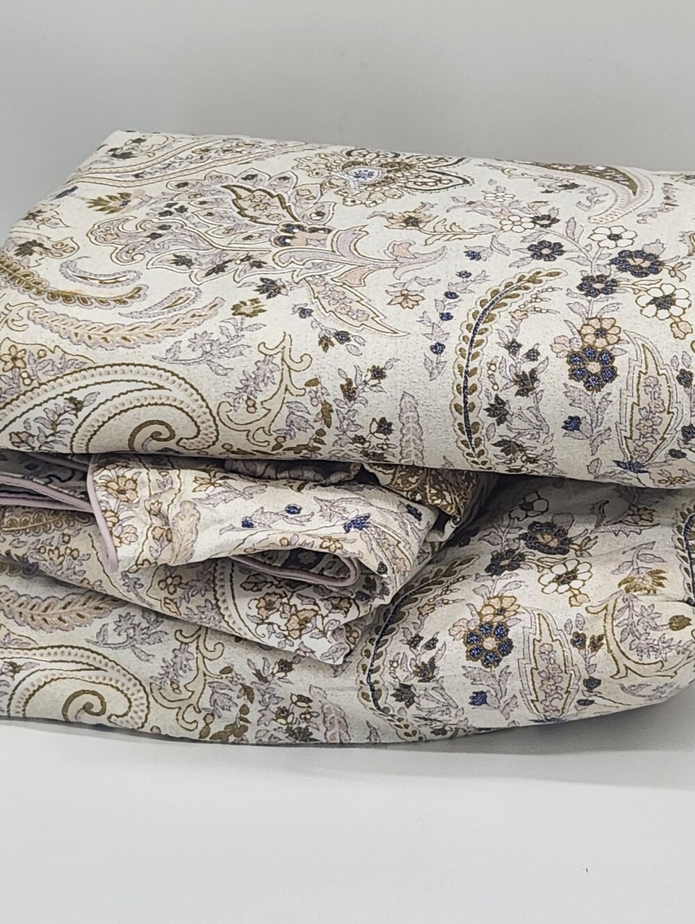 Lauren Ralph Lauren Estella Paisley Full/Queen Duvet Cover Set Cotton Sateen NEW